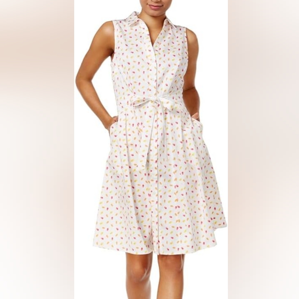 Maison Jules rare popsicle shirt dress size small